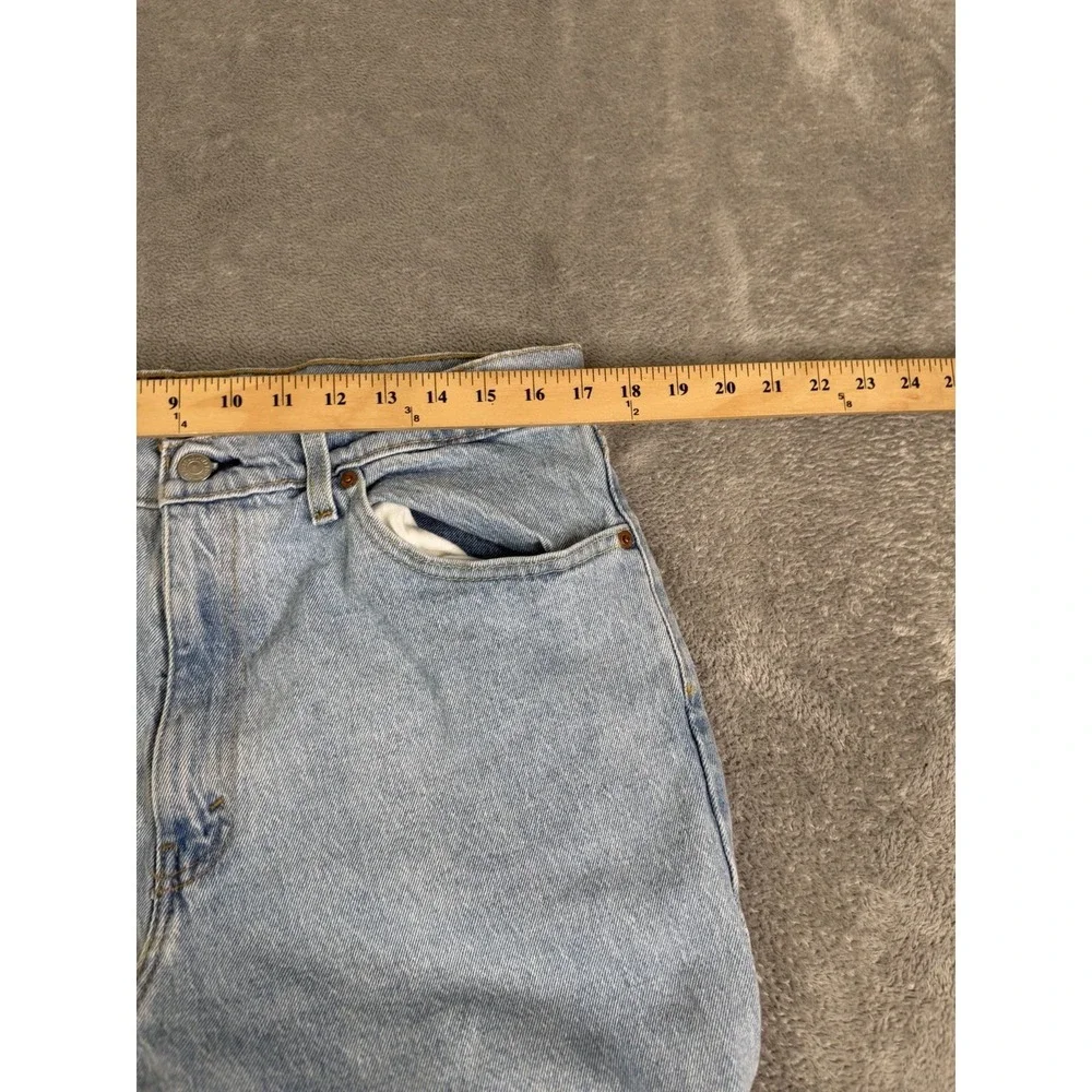 Levi's 505 Regular Fit Straight Jeans Men's Size 36X30 Blue Light Wash
